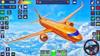 لعبة قيادة الطائرات Fligh Airoplane City piolet Simulator 3D - Android Gameplay الحلقة الأولى screenshot 2