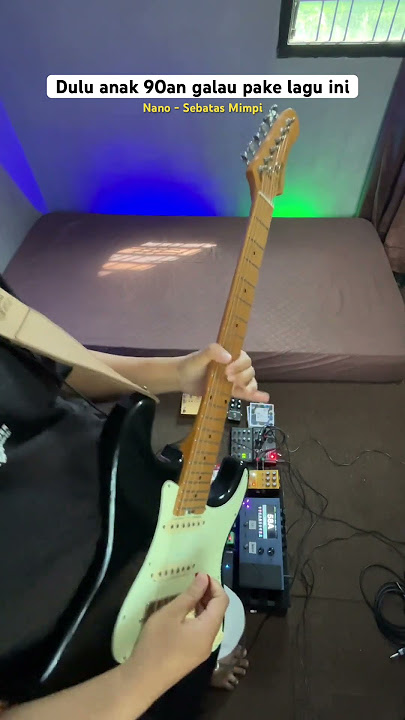 Jaman download lagu di stafaband | nano - sebatas mimpi cover gitar  #shortvideo
