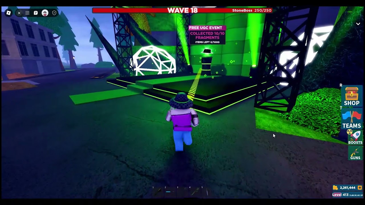 Roblox - 2024 Feb 23 Zombie Defense By Per Games - Free UGC Event for a Hat - NOT