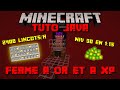 Minecraft  tuto 119 ferme  or et xp incroyablement efficace