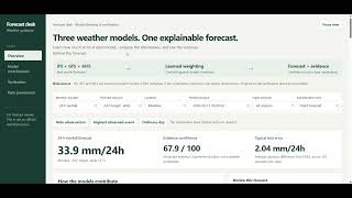 Forecast Desk: AI-Powered Weather Forecasting with Explainable Model Blending