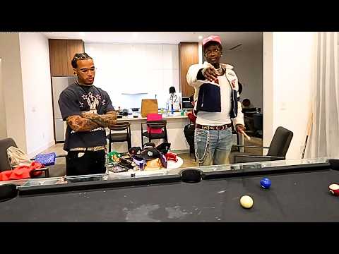 Young Thug Gets Upset Playing Pool With PlaqueBoyMax..