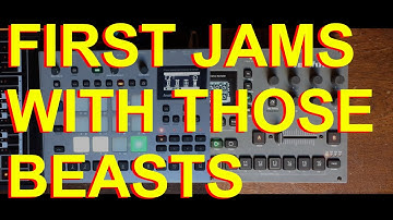 My first 4 mini jams with the Octatrack and Analog Rytm MK2 from Elektron [no talk]