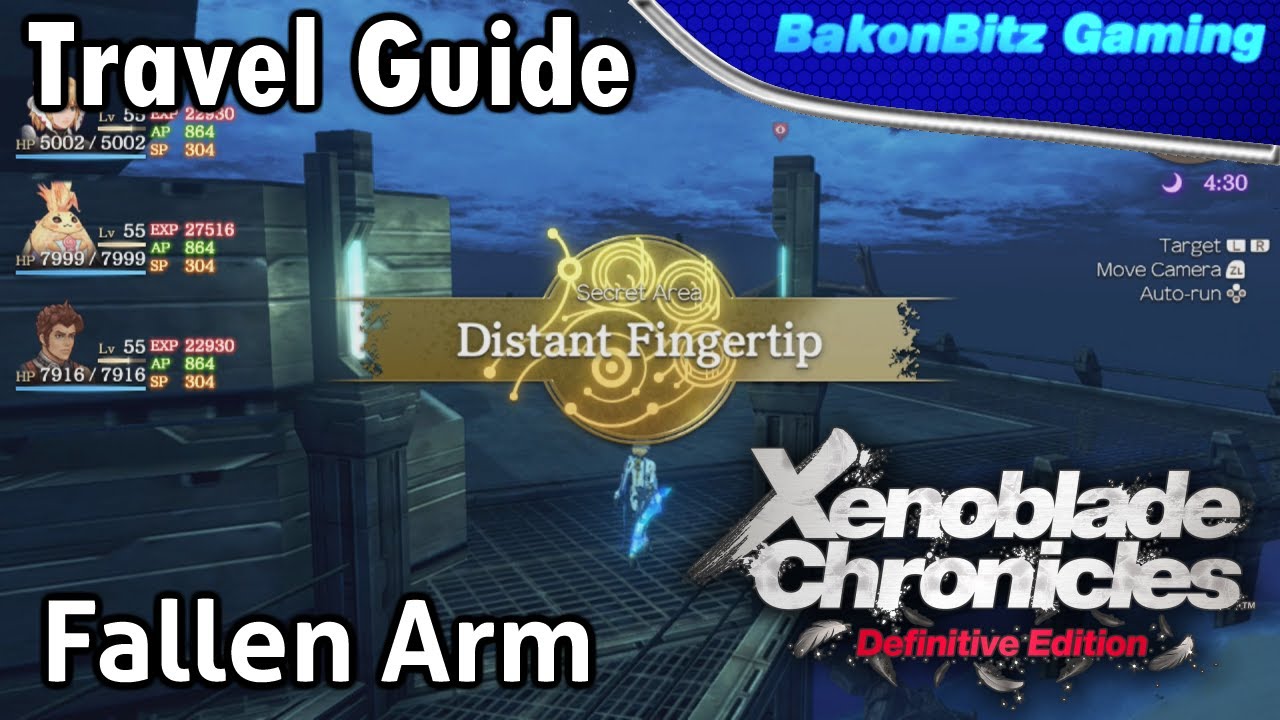 [Walkthru] Xenoblade Chronicles: Definitive Edition - Travel Guide (Fallen Arm)