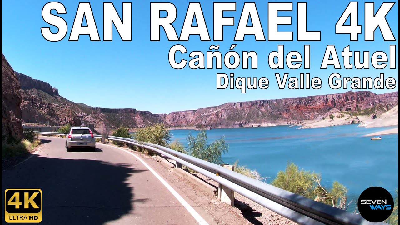 [4K] SAN RAFAEL (MENDOZA) - RECORRIENDO EL CAÑON DEL ATUEL / EMBALSE VALLE GRANDE