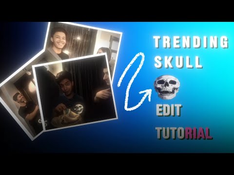 Ayush bhandari Trending skull edit tutorial 💀❤️‍🔥 || full tutorial 