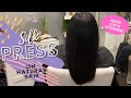 Silkpress on natural hair + Clip in extensions | Paparazzi Allure