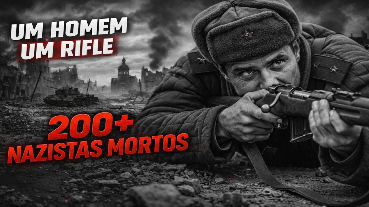 O Sniper Que Transformou Stalingrado em Um Inferno Silencioso... 200 Mortes Confirmadas.