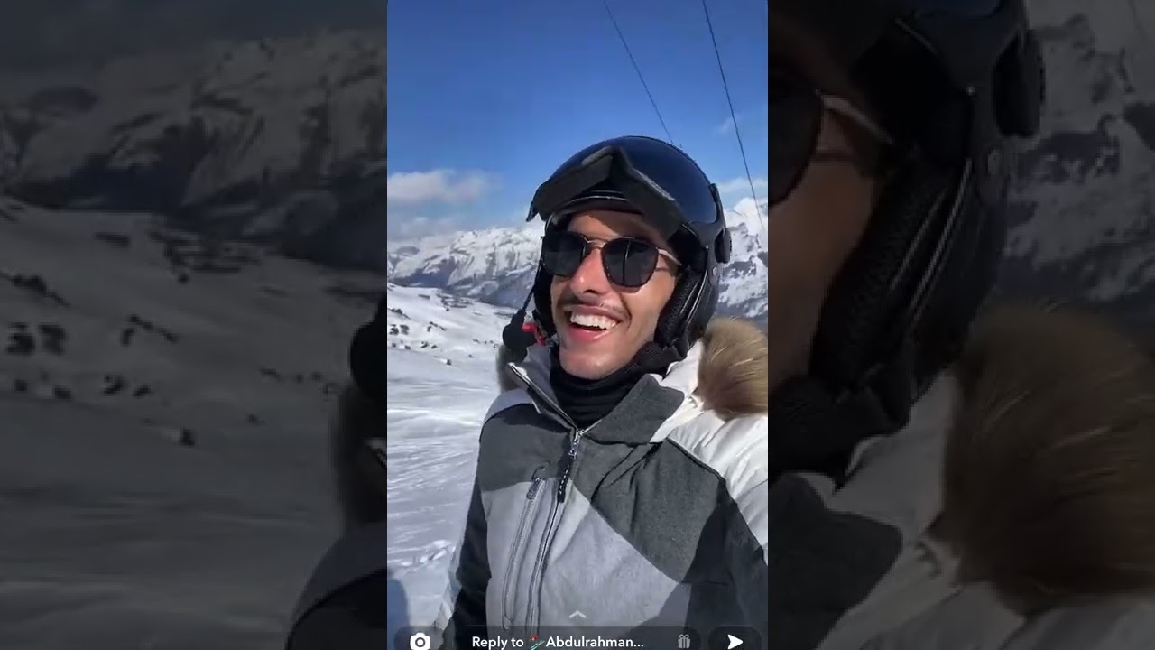 عبدالرحمن الراجحي ومهارات التزلج ⛷