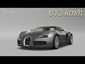 Gran Turismo 6 Bugatti Veyron 2013 - 613 km/h Top Speed