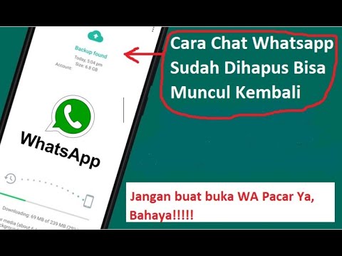 2 Cara Membuka Chat Whatsapp Sudah Dihapus Sampai 1 Bulan