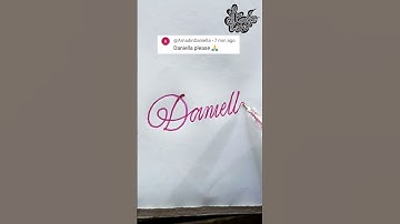 Stylish Name | Daniella | Stylish Signature | Calligraphy Signature
