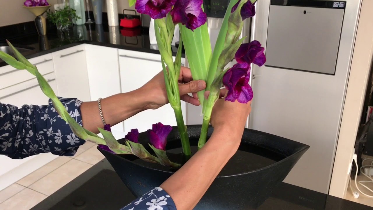 Tutorial ikebana Japanese Floral Moribana style YouTube