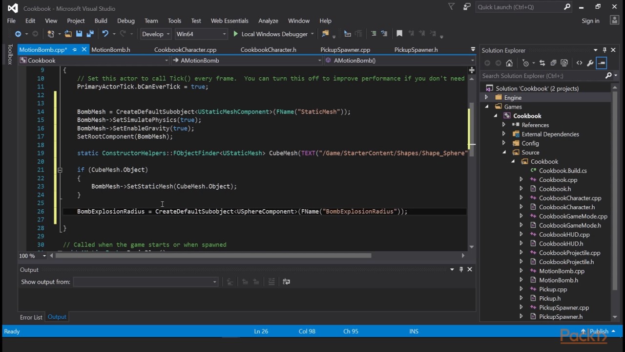 Unreal Engine 4 Scripting With C Creating Our First C Actor Packtpub Com Youtube