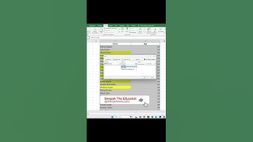 "Sort by Color in Excel – Magic Trick!"  #learnexcel #excelformula #deepakeducator #dataextractor