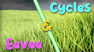 Easy Stylized Grass In Blender For Eevee AND Cycles!