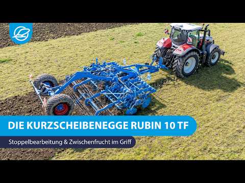 Stoppelbearbeitung & Zwischenfrucht im Griff – so arbeitet die Kurzscheibenegge Rubin 10 TF [2026]