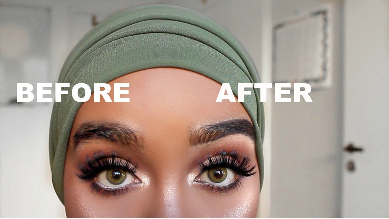 EYEBROWS TUTORIAL WITHOUT PLUCKING Edna Abdiasis YouTube