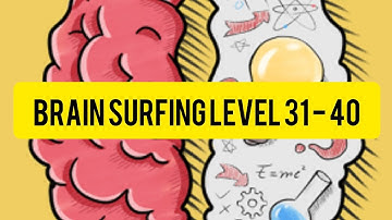 Brain Surfing Level 31 - 40 Answer Gameplay Walkthrough Jawapan