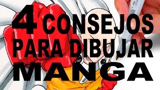 4 CONSEJOS PARA DIBUJAR MANGA