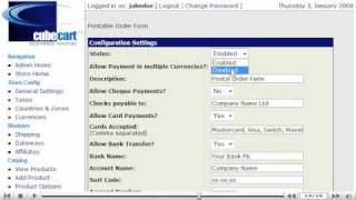 Add payment modules in CubeCart by VodaHost web hosting