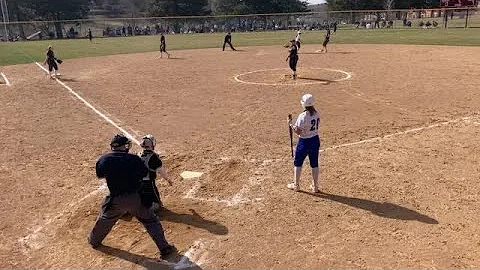 Lisa Bolton pitching for Morningside