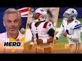 Cam shows real structure in Week 2, talks Cowboys' comeback win VS Falcons — Colin | NFL | THE HERD