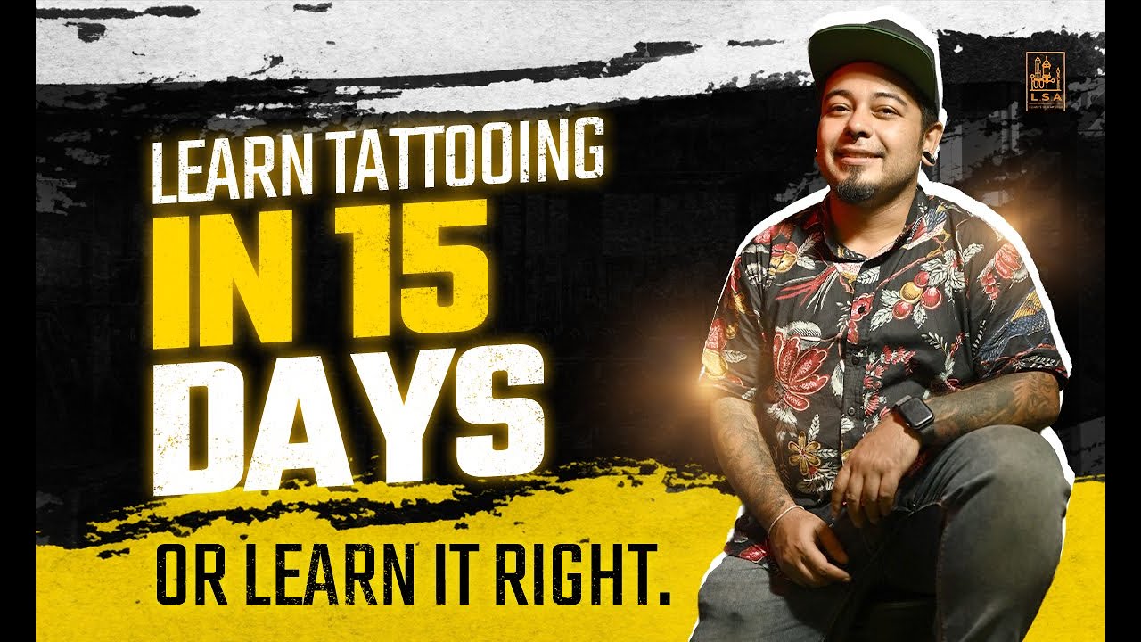 LEARN TATTOOING IN 15 DAYS (Or Learn The Right Way!) | Lizard's Skin Artdemy | Best Tattoo Academy