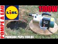 Lidl pompe de jardin parkside pgps 1100 b1 darrosage 4600lh eau gratuite avec un puisard 