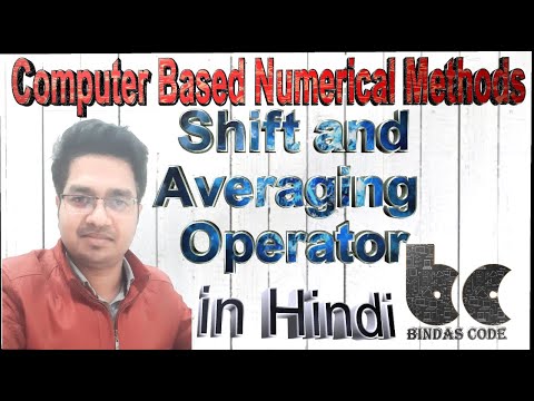 17. Shift and Averaging Operator - Computer based Numerical and ...