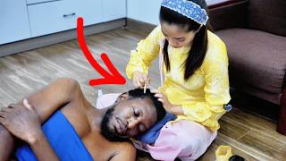 ASMR: I Laid On Her Lap ... Vietnamese Therapist Massage Put Me Into A Deep Sleep 🇻🇳