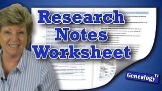 How to Create a Genealogy Research Notes (Worksheet) in MS Word screenshot 1