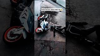 Bike rider ka crash ho gaya🔥💪  Cf moto 300NK bike 🔥 #youtubeshorts #rider #shortvideo #bike #yt