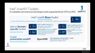 4 Intel® oneAPI and Intel® oneAPI Math Kernel Library Overview , Marius Cornea, Intel Corporation