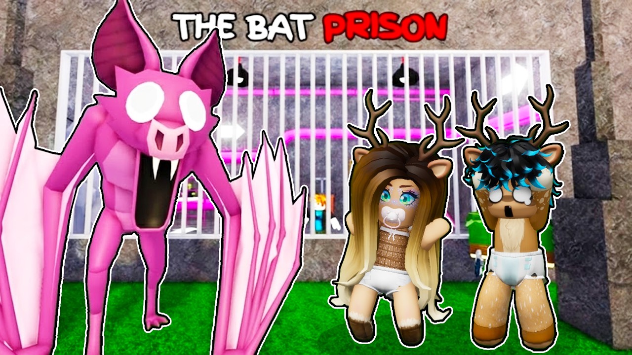 El MURCIÉLAGO ATRAPÓ a los BEBÉS CIERVO en su PRISIÓN! 😱 Roblox con Ela