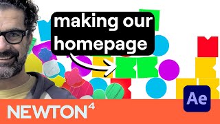How to recreate the physics of our homepage using Newton?