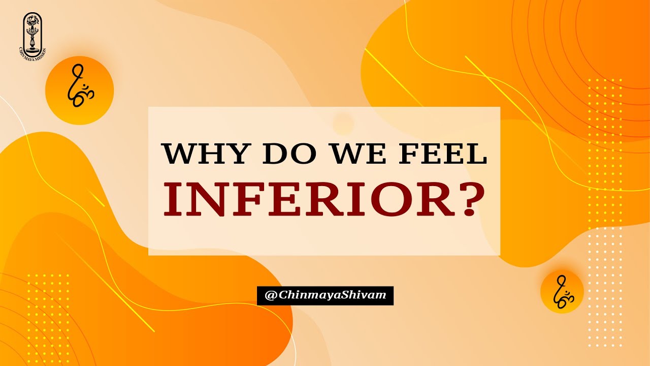 Why do we feel inferior? - YouTube