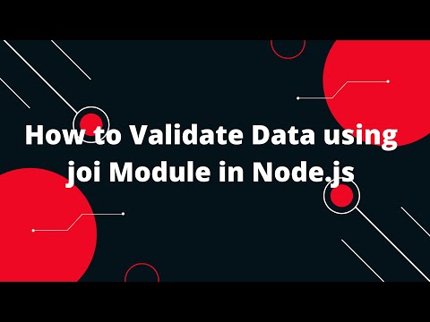 How to Validate