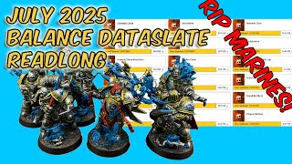 MARINES FINALLY NERFED kill team dataslate 2025 Q3