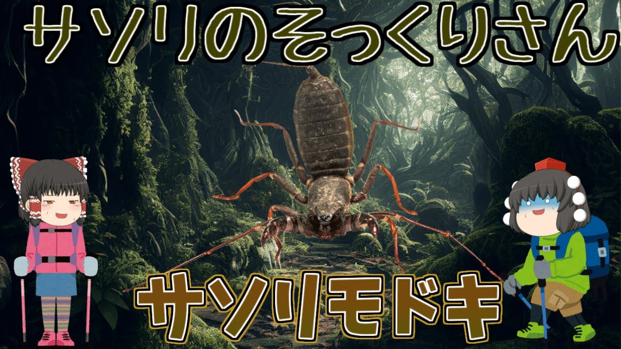 【ゆっくり解説】サソリ似た世界三大奇蟲！サソリモドキ