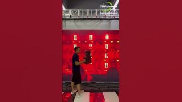 Amazing! Repairing the LED display was so fast and easy! ⚡ #LEDVideoWall #LEDDisplay #shorts