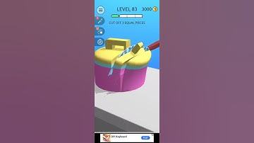 ASMR Slicing Gameplay Level 83 All Levels Very Satisfying and Relaxing ASMR Games  by Level Gaming