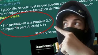 EL POSIBLE ERROR DEL TRANSFORMICE MOVILE