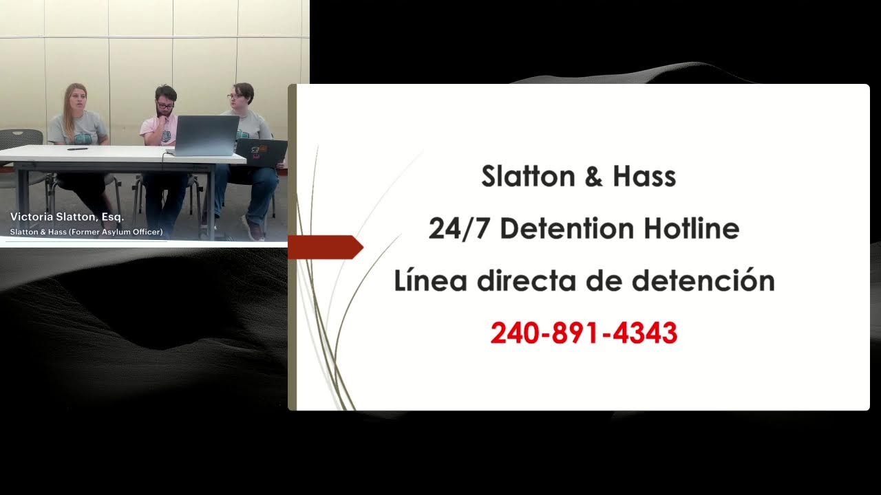 The Detention Preparedness Workshop with the firm&rsquo;s three partners
