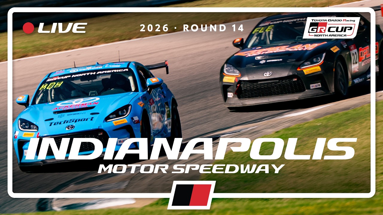 LIVE | Race 2 | Indianapolis Motor Speedway | Toyota Gazoo Racing North America GR Cup 2026