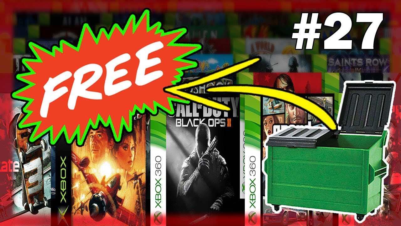 How To Get Free Xbox One Games 2018! Dumpster Diving! Night 27 YouTube