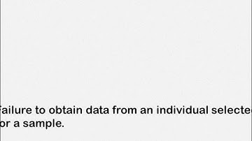 Sample Surveys: What Can Go Wrong?