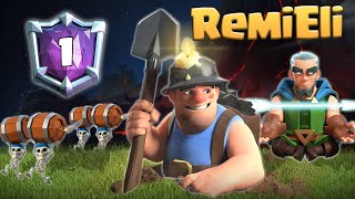 🥇 REMIELI - СИЛЬНЕЙШИЙ ПОДРЫВНИК МИРА! БОИ ПРОТИВ ТОП 1 ЧЕМПИОНОВ МИРА / Clash Royale