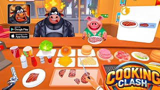 Cooking Clash Gameplay Review | Best Simulator Cooking Games 2025 ( Android/ios )