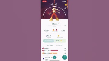 Elite Charged TM used on Blaziken during Season 2 of Go Battle League!